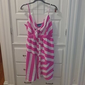 Southern Frock Tie Front Sun Dress